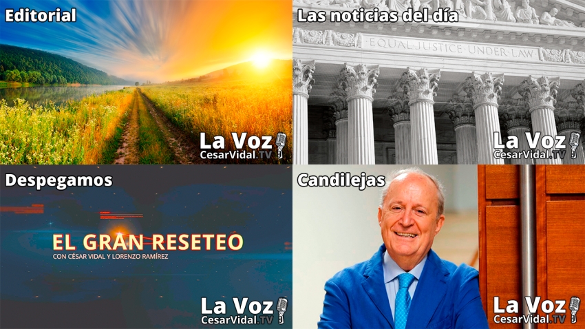 Programa Completo de La Voz de César Vidal - 15/07/22
