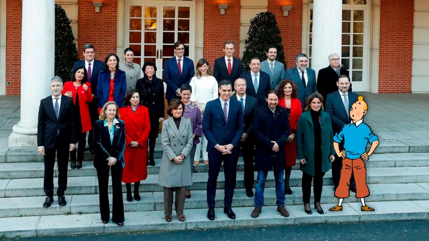 Editorial: Tintín, los pícaros y el nuevo gobierno español - 14/01/20